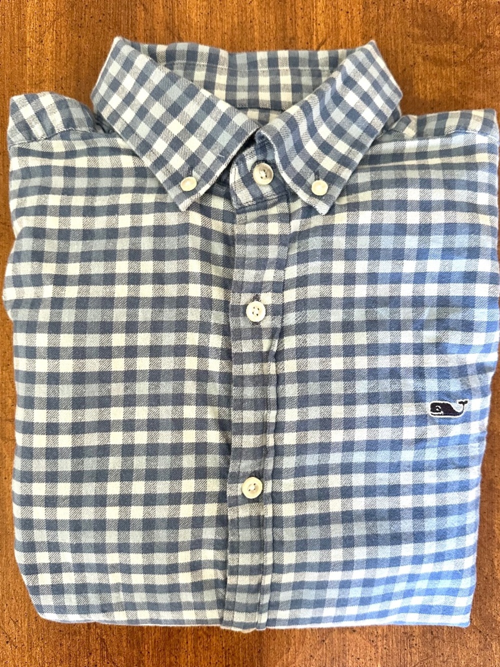 Vineyard Vines Mens Whale Shirt - Blue - Size Medium